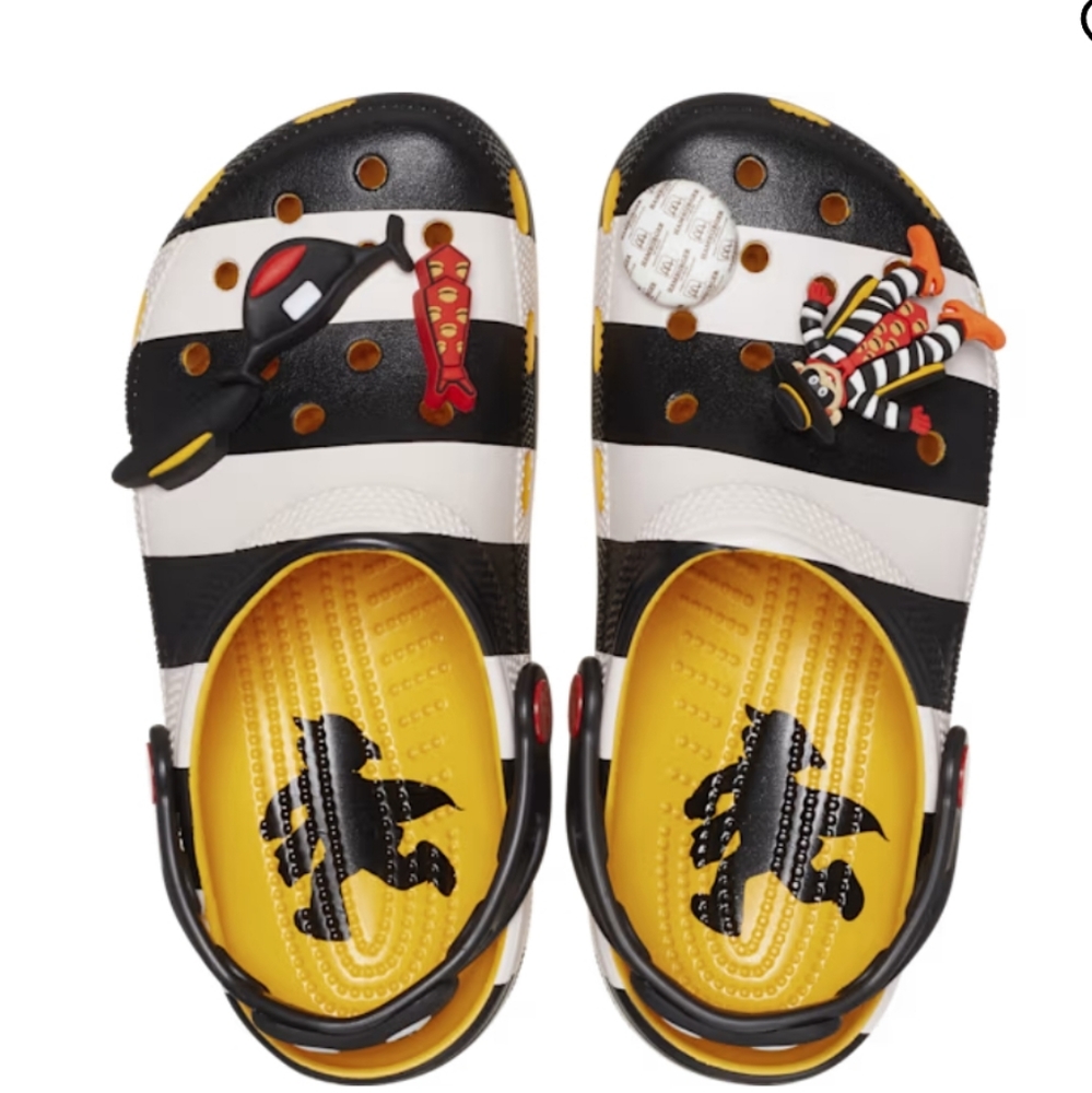 McDonald’s x Crocs Hamburglar Classic Clog Women's Size 8